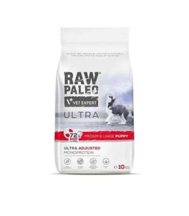 RAW PALEO Ultra Medium&Large Puppy Beef - dry food for puppies - 10 kg
