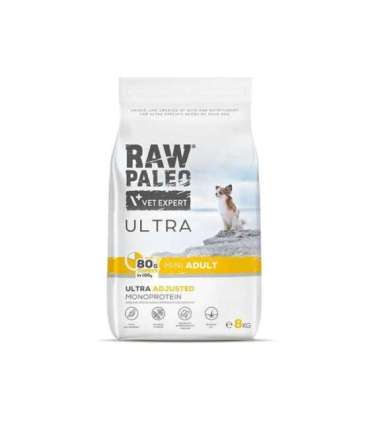 RAW PALEO Ultra Mini Adult Turkey - dry dog ​​food - 8 kg