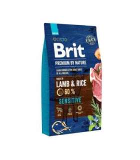 BRIT Premium by Nature Adult Sensitive Lamb and Rice - dry dog food - 8 kg