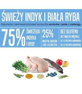 ARQUIVET Fresh Senior & Light Turkey and Fish - semi-moist dog food - 10 kg