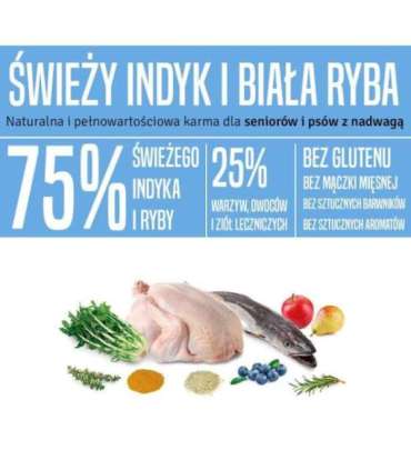 ARQUIVET Fresh Senior & Light Turkey and Fish - semi-moist dog food - 10 kg