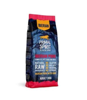 PRIMAL SPIRIT Iberian 70% Pork Ham – semi-moist dog food – 12 kg