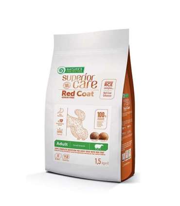 NATURE'S PROTECTION Superior Care Red Coat Grain Free Adult Small Lamb - dry dog ​​food - 1.5 kg