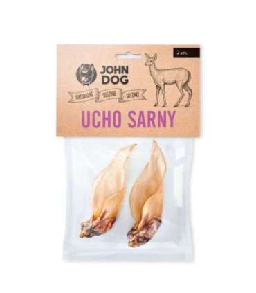 JOHN DOG Roe deer ear - dog treat - 2