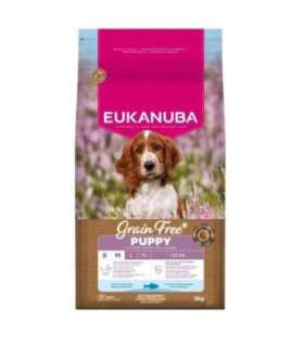 EUKANUBA Grain Free Puppy Small/Medium Ocean Fish - dry dog food - 3kg