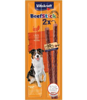 VITAKRAFT Beef Stick with turkey - dog treat - 2x12 g