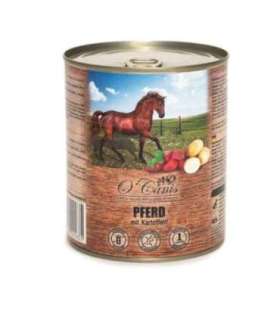 O'CANIS Horse meat with potatoes - wet dog food - 800g