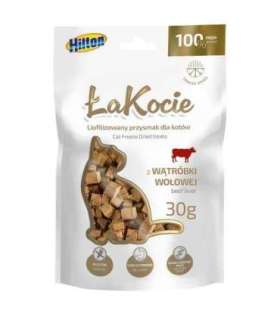HILTON ŁaKocie Freeze dried beef liver - cat treats - 30g
