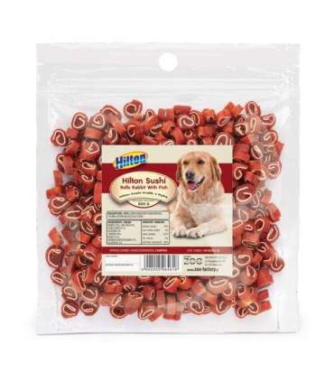 HILTON Sushi Rolls rabbit with fish - Dog treat - 500 g