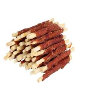 HILTON Duck wrap white rawhide stick - dog chew - 500g