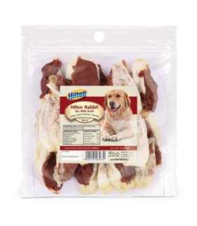 HILTON Rabbit ear with duck - dog chew - 500g