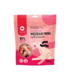 MACED Mini duck breast knots - Dog treat - 500g