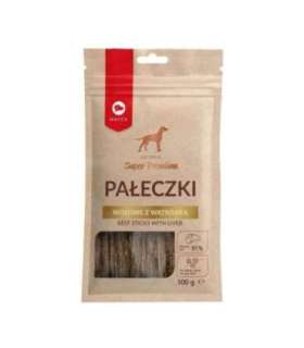 MACED Beef Sticks with liver - Dog treat - 100g