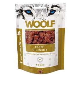WOOLF Rabbit Chunkies - dog and cat treat - 100 g