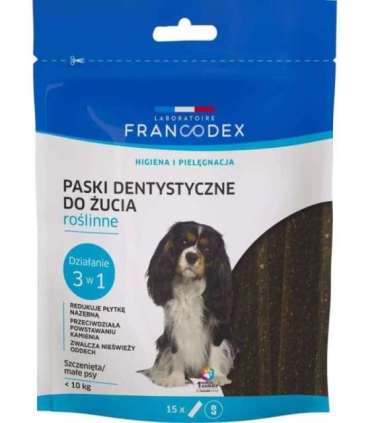 FRANCODEX Dental Strips S - dog treat - 15