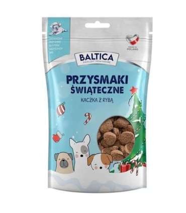BALTICA Christmas treats Duck with fish - dog treat - 100g