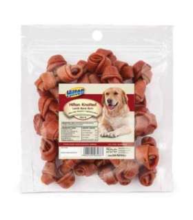 HILTON Knotted Lamb Bone 6 cm - dog chew - 500g