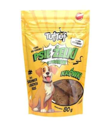 TUF TUF Psie żelki - poultry fudge - dog treat - 80g