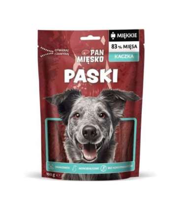 PAN MIĘSKO Stripes Duck - dog treat - 100g