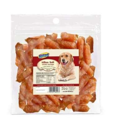 HILTON Soft chicken sausages - dog treat - 500g