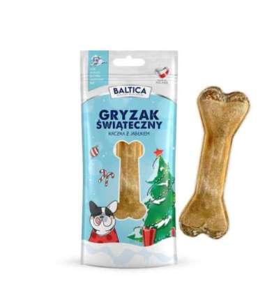 BALTICA Christmas bone Duck with apple - dog chew - 1