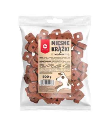 MACED Meat discs with beef for dog- 500 g