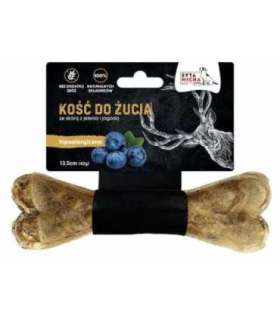 SYTA MICHA Deer skin and berry bone - dog treat - 13.5 cm
