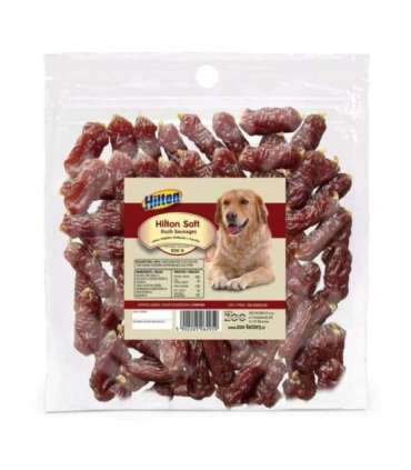HILTON Soft duck sausages - dog treat - 500g