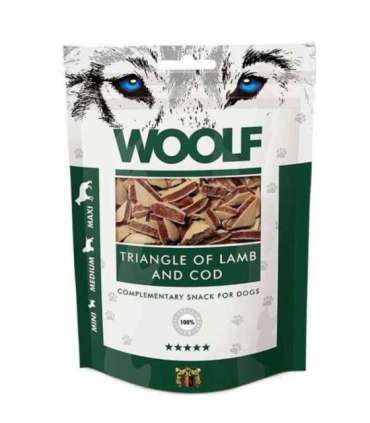 WOOLF Lamb with cod - dog treat - 100g