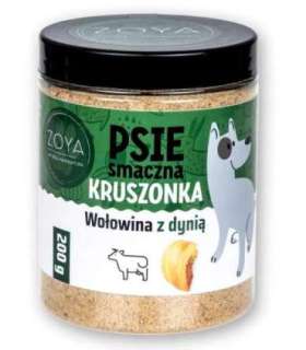 ZOYA Beef and pumpkin crumble - dog treat - 200g