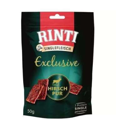 RINTI Singlefleisch Exclusive Deer - dog treat - 50g