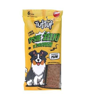 TUF TUF Dog gummies - poultry stripes - dog treat - 6