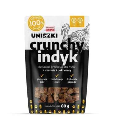 UNISZKI Crunchy Turkey with Sage and Nettle - Dog Treat - 80g
