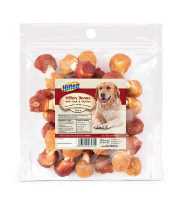 HILTON Bones with duck and chicken - dog chew - 500g
