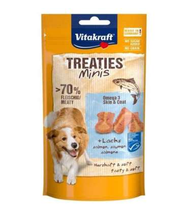 VITAKRAFT Treaties Minis Salmon - dog treat - 48 g