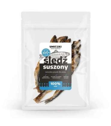 UNISZKI Dried herring – dog treat – 50 g
