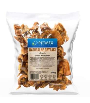 PETMEX Pork Strips dog chew - 500g