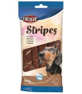 TRIXIE Stripes with lamb - Dog treat - 100g