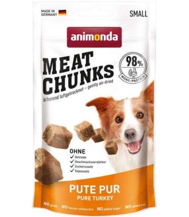 ANIMONDA Meat Chunks Turkey - dog treat - 60g
