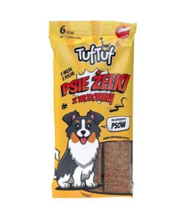 TUF TUF Dog gummies - beef stripes - dog treat - 6