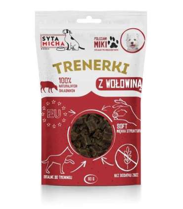 SYTA MICHA Treats with beef - dog treat - 80g