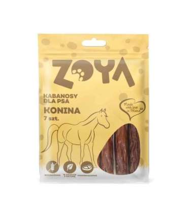 ZOYA Horse meat sausages - dog treat - 7 pcs