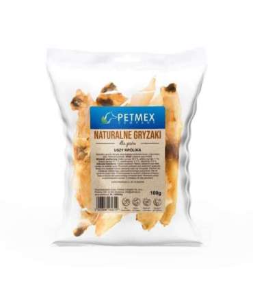 PETMEX dog chew Rabbit ear - 100g