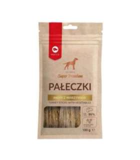 MACED Turkey sticks with vegetables - Dog treat - 100g