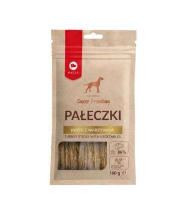 MACED Turkey sticks with vegetables - Dog treat - 100g