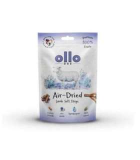 OLLO Air-Dried Lamb strips - dog treat - 80g
