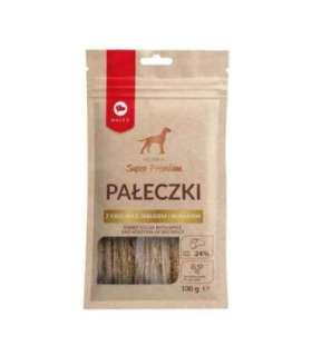 MACED Rabbit sticks with apple and addition of beetroot - Dog treat - 100g