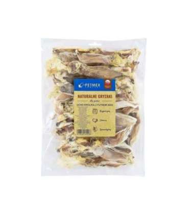 PETMEX dog chew Rabbit ear with fur 500g