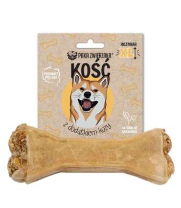 PAKA ZWIERZAKA Bone with goat XL 17 cm - dog treat - 115g