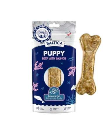 BALTICA EXCELLENT Bone Snack Puppy Beff & Salmon 1szt